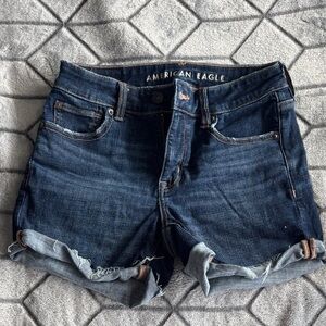 American Eagle Outfitters Dark Blue Jean Shorts